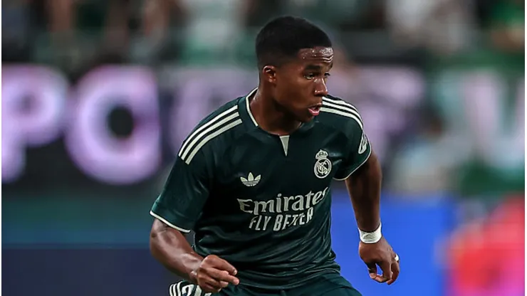 Endrick deve ganhar espaço no Real Madrid. David Balogh/Getty Images.