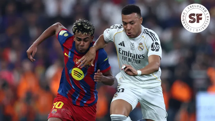 Lamine Yamal e Mbappé. (Foto: Yasser Bakhsh/Getty Images)