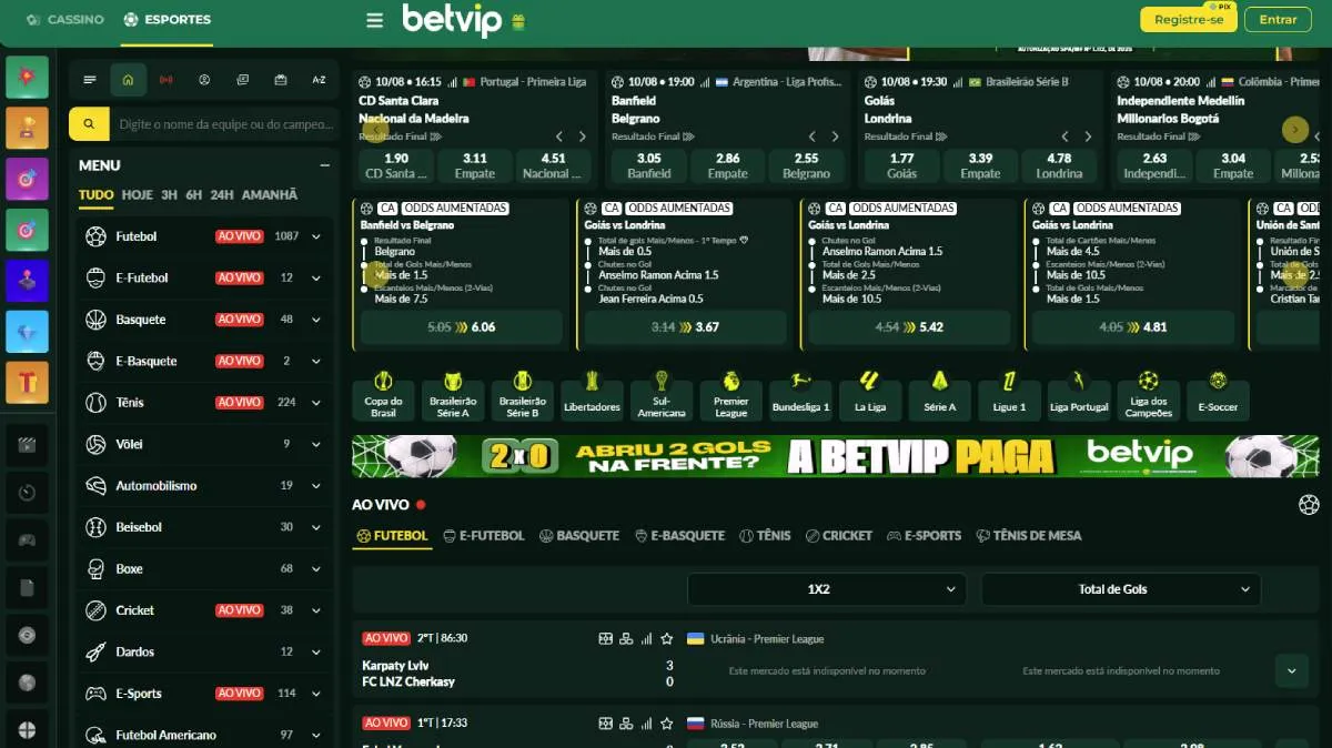 Betvip apostas