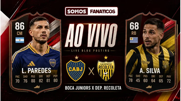 Acompanhe o confronto entre Boca Juniors e Deportivo Recoleta