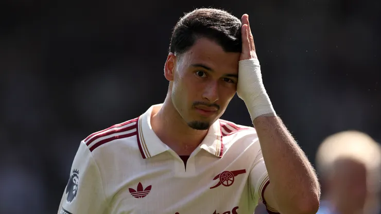 Gabriel Martinelli pelo Arsenal. (Foto: Justin Setterfield/Getty Images)