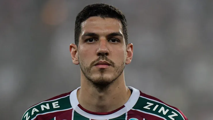 Nino jogador do Fluminense durante partida contra o America-MG no estadio Maracana pelo campeonato Brasileiro A 2023.