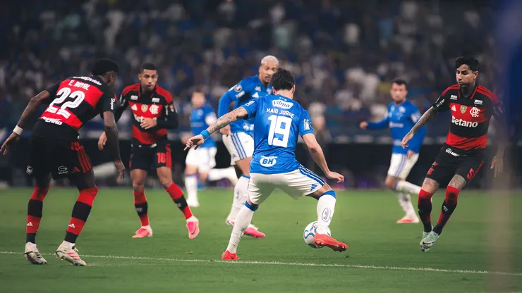 Cruzeiro x Flamengo pela Copa Libertadores. Foto: Gustavo Martins/ Cruzeiro