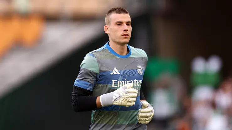 Andriy Lunin, goleiro do Real Madrid. (Foto: Fran Santiago/Getty Images)