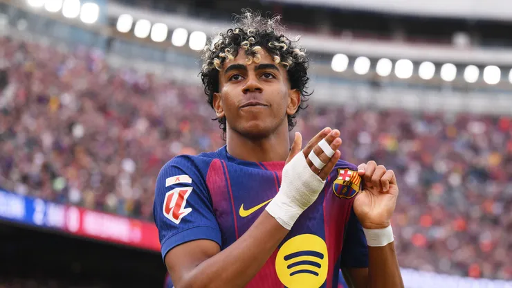 Lamine Yamal, atacante do Barcelona. (Foto: David Ramos/Getty Images)