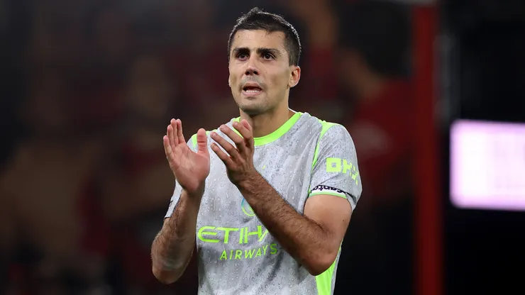 Rodri, meia do Manchester City. (Foto: Michael Steele/Getty Images)