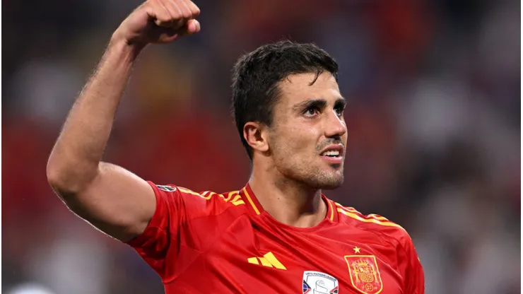 Rodri fecha com o Barcelona. Stu Forster/Getty Images.