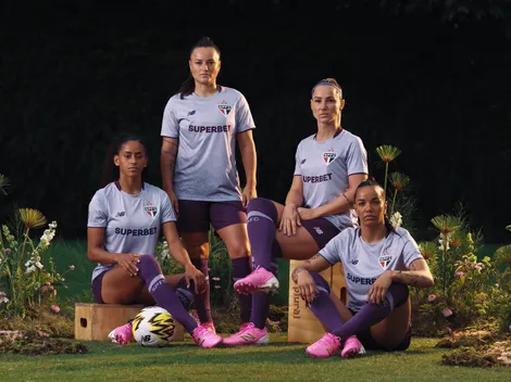 São Paulo lança 3ª camisa inédita ao futebol feminino