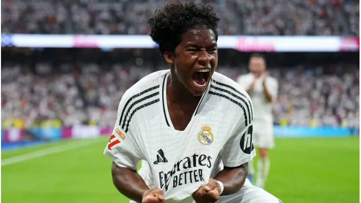 Endrick vive novo dilema no Real Madrid. Angel Martinez/Getty Images.