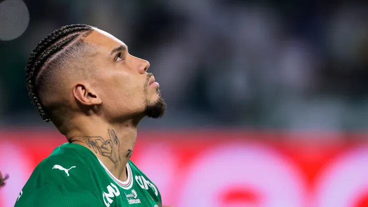 Paulinho jogador do Palmeiras durante partida contra o Atlético-MG no estádio Nubank Arena pelo campeonato Brasileiro A 2026. Foto: Marcello Zambrana/AGIF