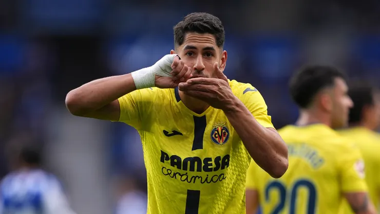 Ayoze Pérez comemora gol pelo Villarreal. (Foto: Juan Manuel Serrano Arce/Getty Images)