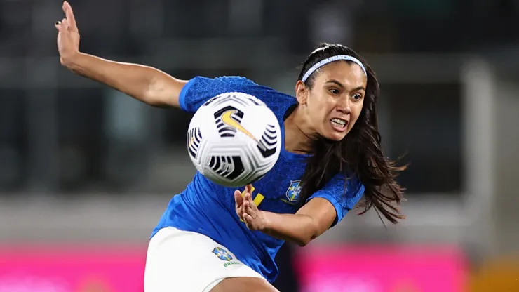 Antonia Silva pela Seleção. (Foto: Cameron Spencer/Getty Images)
