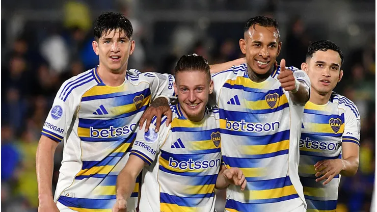 Boca Juniors vence o Dep. Recoleta. Christian Alvarenga/Getty Images.