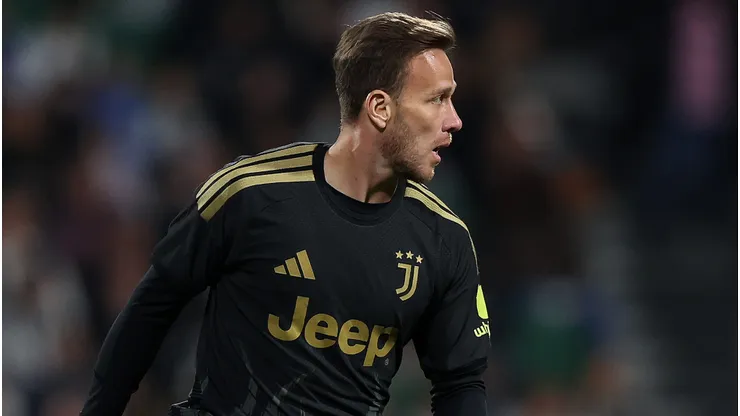 Arthur Melo, da Juventus, em ação durante a partida entre Juventus e Palermo. (Photo by Janelle St Pierre/Getty Images)