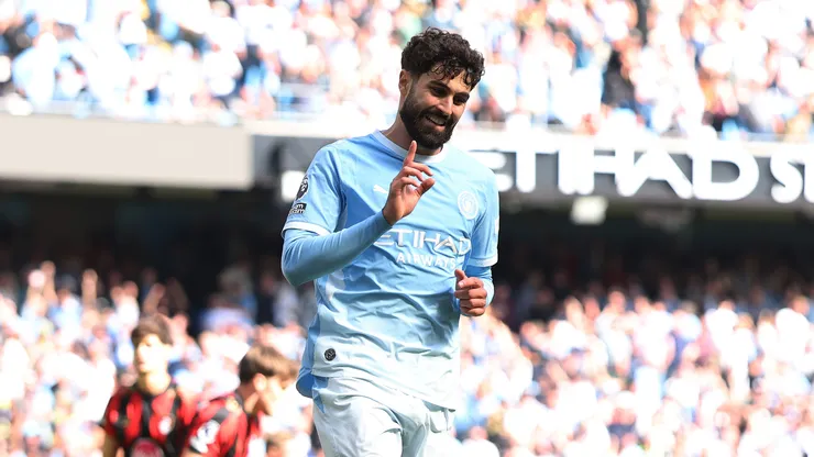 Josko Gvardiol marca pelo Manchester City. (Foto: Michael Steele/Getty Images)