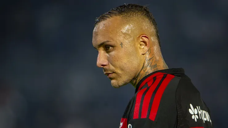 Everton Cebolinha jogador do Flamengo durante partida contra o Bragantino no estádio Cícero De Souza Marques pelo campeonato Brasileiro A 2026. Foto: Anderson Romão/AGIF