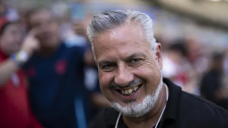 Jose Boto diretor de futebol do Flamengo antes da partida contra o Fluminense no estadio Maracana pelo campeonato Carioca 2025.