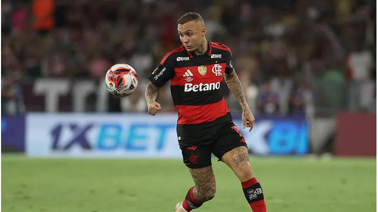 Everton Cebolinha pode deixar o Flamengo de graça. Wagner Meier/Getty Images.