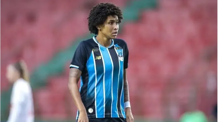Leidiane projeta Grêmio x São Paulo - Foto: Caroline Motta/Grêmio FBPA.