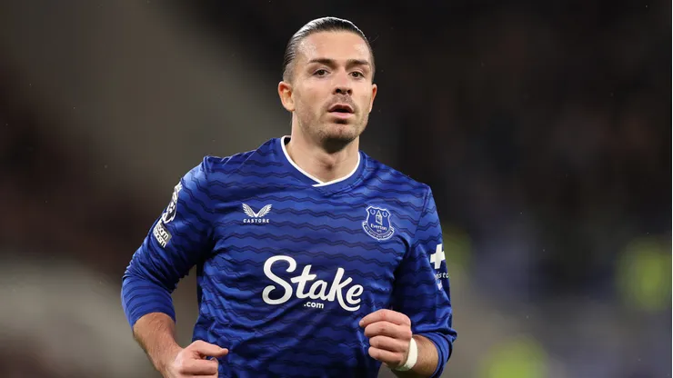 Jack Grealish of Everton in action during the Premier League match between Everton and Nottingham Forest at Hill Dickinson Stadium on December 06, 2025 in Liverpool, England.