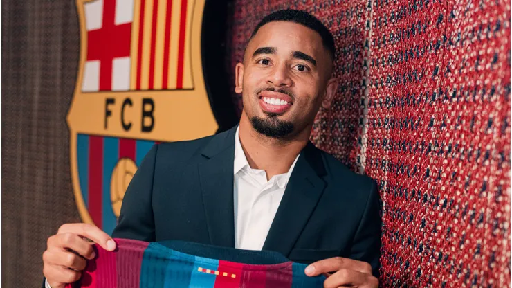 Gabriel Jesus foi contratado pelo Barça - Foto: Divulgação/FC Barcelona.