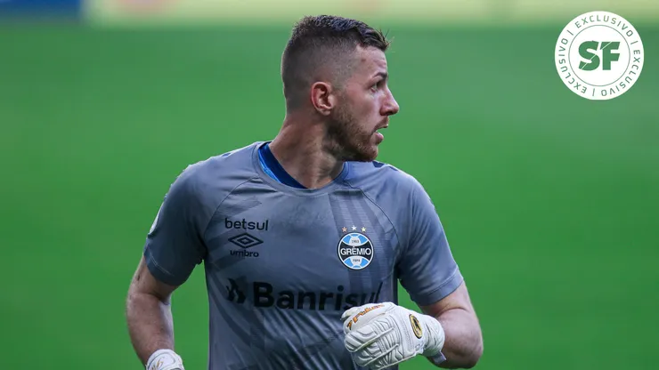 Paulo Victor pelo Grêmio. (Foto: Fernando Alves/AGIF)