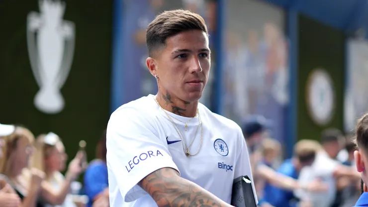 Enzo Fernández, jogador do Chelsea. (Foto: Ryan Pierse/Getty Images)