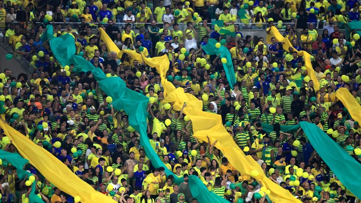 Torcedoras brasileiras mostram grande interesse pela Copa 2027. Foto: Buda Mendes/Getty Images)