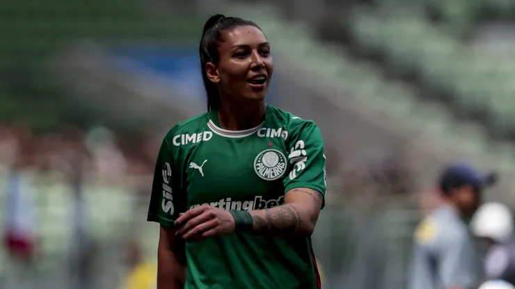 Bia Zaneratto, jogadora do Palmeiras. (Foto: Marco Miatelo/AGIF)