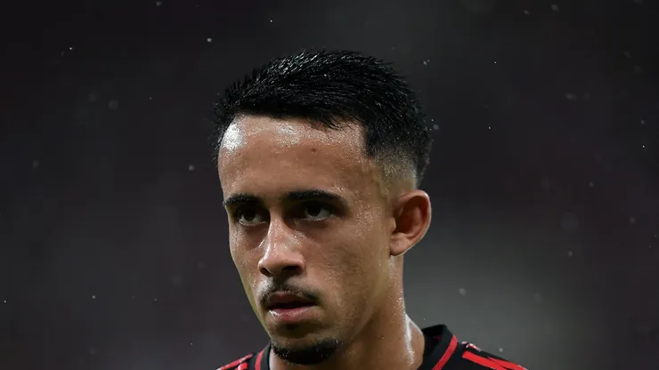 Matheus Goncalves jogador do Flamengo durante partida contra o Sampaio Correa no estadio Maracana pelo campeonato Carioca 2025.
