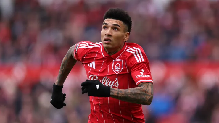 Igor Jesus of Nottingham Forest during the Premier League match between Nottingham Forest and Fulham at City Ground on March 15, 2026 in Nottingham, England.