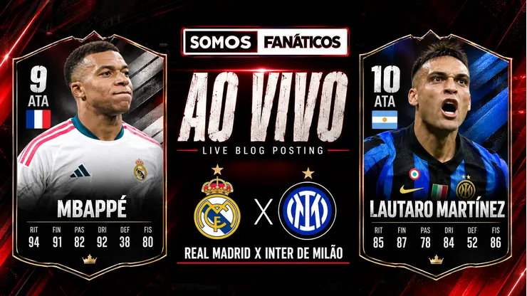FotoxFoto: Mbappé (Florencia Tan Jun/Getty Images); Lautaro (Claudio Villa/Getty Images)