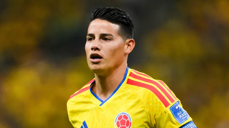 James Rodríguez pela Colômbia. (Foto: David Ramos/Getty Images)