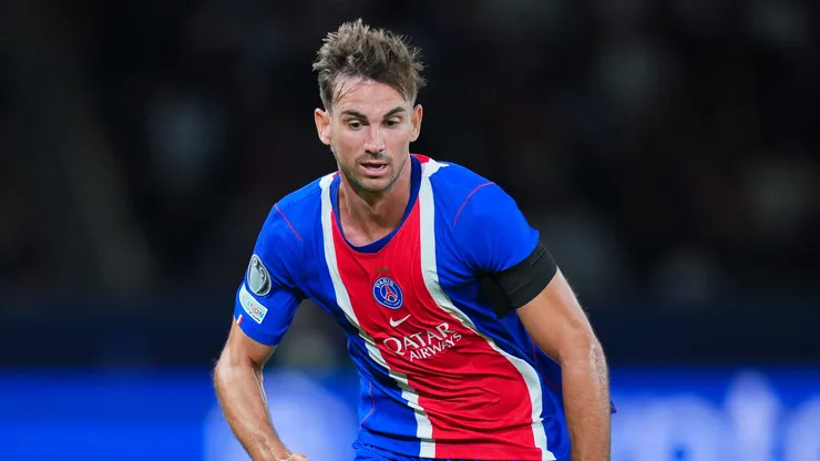 Fabian Ruiz durante a partida da Champions League entre Paris Saint Germain e Slovan Bratislava. (Photo by Franco Arland/Getty Images)