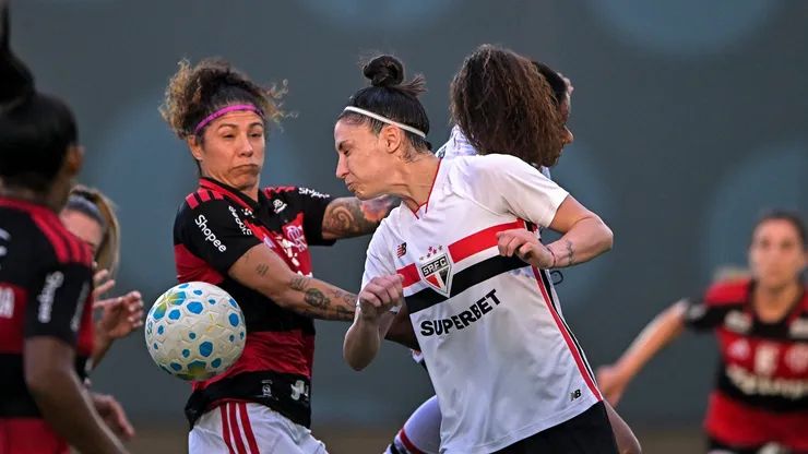 São Paulo bate o Flamengo pelo Feminino. Foto: Thiago Ribeiro/SPFC