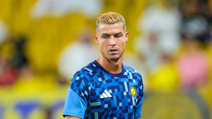 Cristiano Ronaldo of team Al Nassr during the Saudi Pro League game between Al Nassr and Abha at Al Awwal Park on September 9, 2026 in Riyadh, Saudi Arabia.