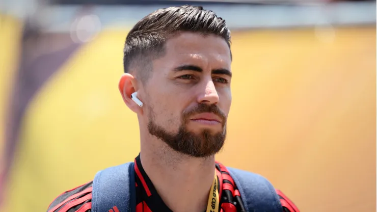 Jorginho of CR Flamengo arrives at the stadium prior to the FIFA Club World Cup 2025 group D match between CR Flamengo and Chelsea FC at Lincoln Financial Field on June 20, 2025 in Philadelphia, Pennsylvania.