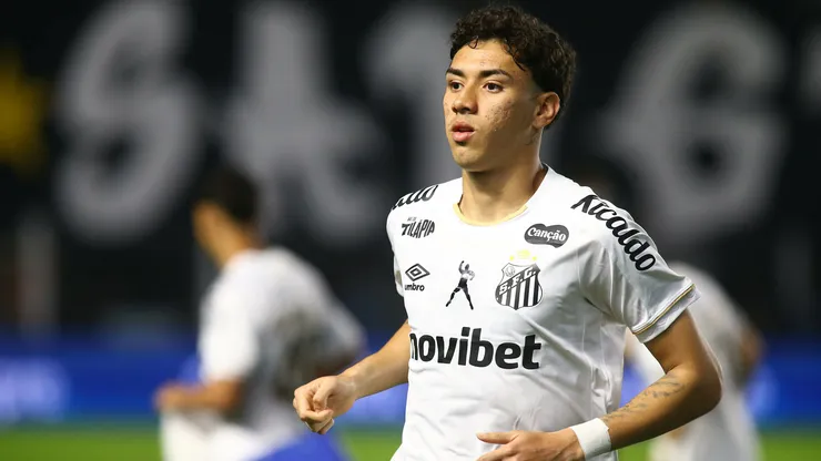 Gabriel Bontempo jogador do Santos durante partida contra o Atletico-MG no estadio Vila Belmiro pelo campeonato [COMPETICAO].