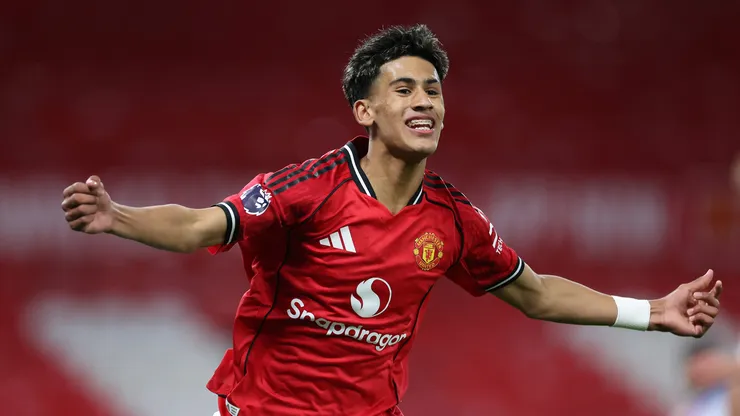 JJ Gabriel, atacante de 15 anos do Manchester United. (Foto: Alex Livesey/Getty Images)