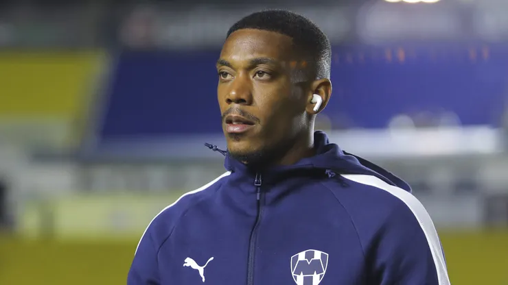 Anthony Martial, do Monterrey, chega ao estádio antes da partida da 5ª rodada entre América e Monterrey, válida pelo Torneo Clausura. (Photo by Agustin Cuevas/Getty Images)