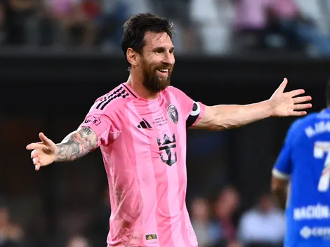 Messi marca de cabeça na Campeones Cup