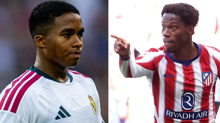 FotoxFoto: Jonathan David (Florencia Tan Jun/Getty Images); Endrick (Christian Bruna/Getty Images)
