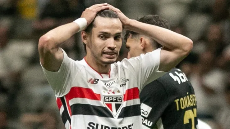 Damián Bobadilla pelo São Paulo. (Foto: Fernando Moreno/AGIF)