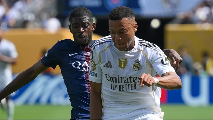 Mbappé nega tensão com Dembelé pela Bola de Ouro. Foto: David Ramos/Getty Images)