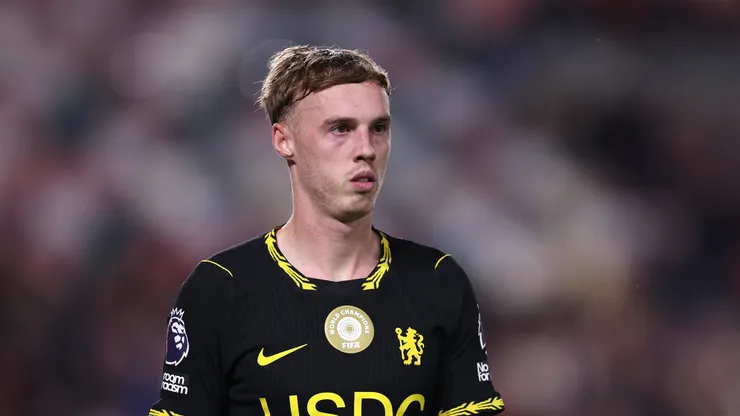 Cole Palmer, do Chelsea, reage durante a partida da Premier League 2026/27 entre Brentford e Chelsea FC no Gtech Community Stadium, em 18 de setembro de 2026, em Brentford, Inglaterra. (Foto de Ryan Pierse/Getty Images)