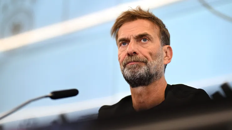 Juergen Klopp, Head Coach of Germany looks on during a DFB Press Conference at DFB-Campus on July 24, 2026 in Frankfurt am Main, Germany.