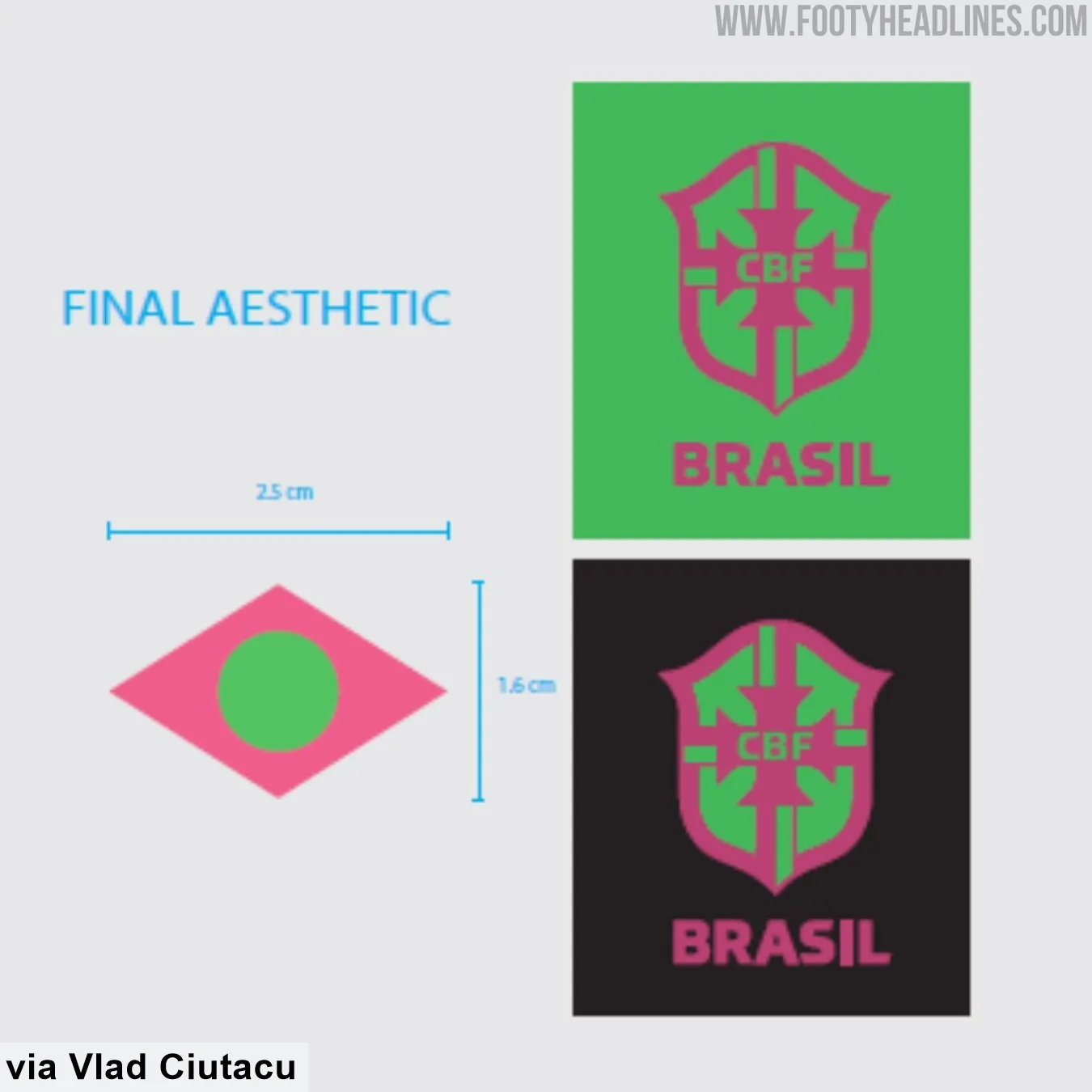 Imagem divulgada pelo Footy Headlines