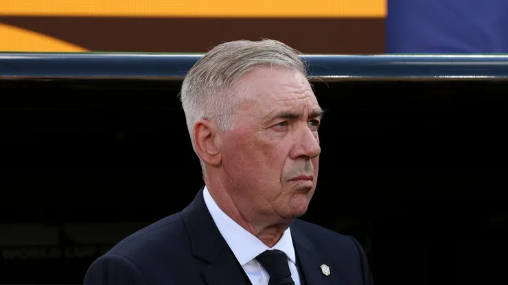 Ancelotti em jogo da Copa do Mundo. (Foto: Darrian Traynor/Getty Images)