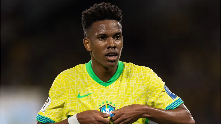 Estêvão recebeu elogios de Ancelotti na Seleção.