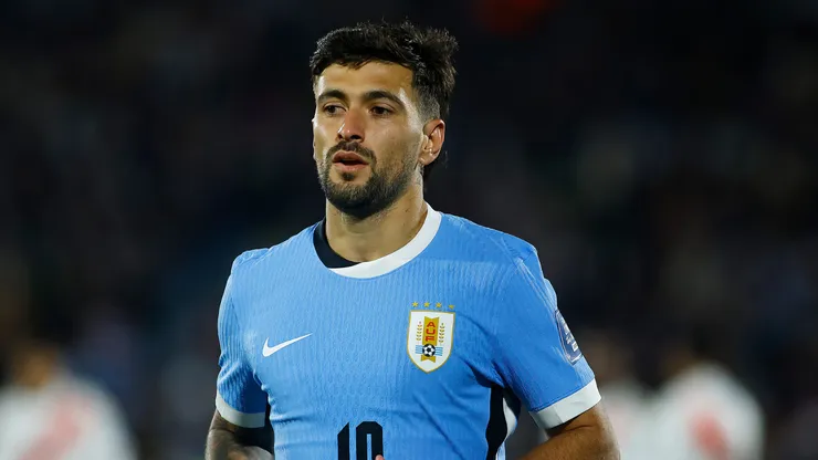 Arrascaeta, meia do Uruguai. (Foto: Ernesto Ryan/Getty Images)
